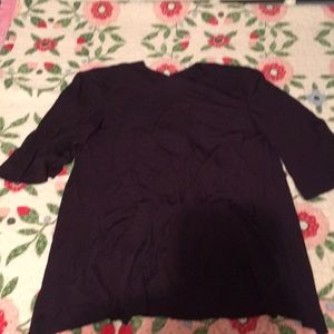 Calvin Klein Collection Purple open back Blouse